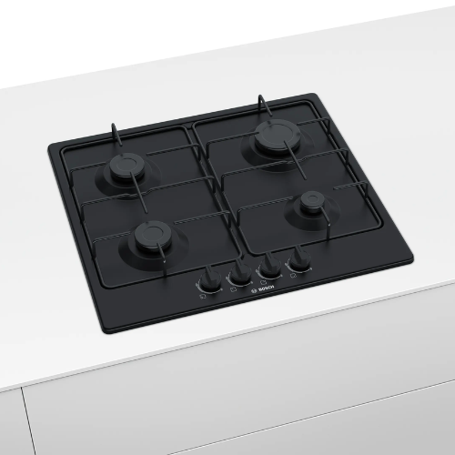 Table Gaz Série 4 Noir 60 cm BOSCH PGP6B6B80(F) - vue 3