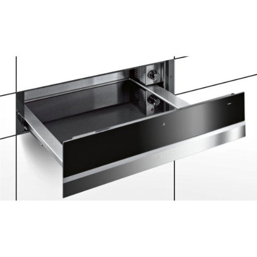 Tiroir chauffant inox 14cm Intégrable Bosch BIC630NS1 - vue 2