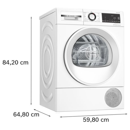 Série 6, Sèche-linge pompe à chaleur, 9 kg BOSCH WQG13500FR - vue 3