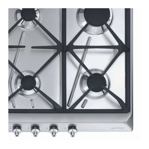 Table de cuisson 5 Feux Inox 70/75cm Smeg SE775GH5(F) - vue 2