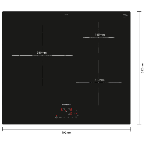 iQ100, Table à induction, 60 cm SIEMENS EU611BJB5E - vue 4