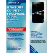 4 Lots de 7 Baguettes Brasure CU/PH D2 35 CM Campingaz - 2000025005