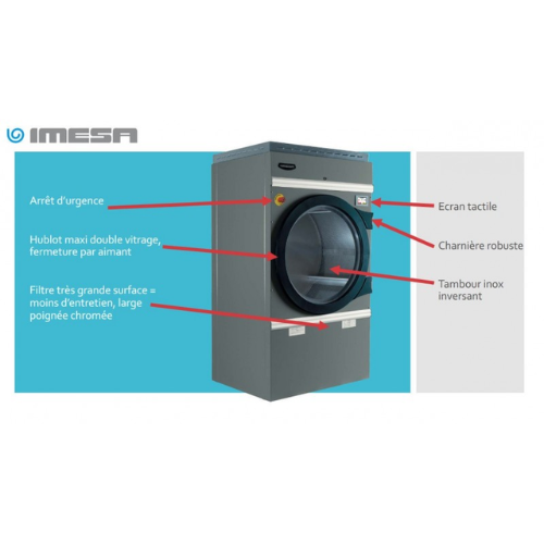 Séchoir Industriel Gaz 19 kg – APPRO D18 Evo Line