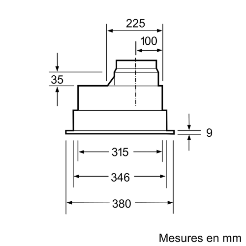 Groupe filtrant 55cm métallisé SIEMENS LB55564 - vue 4