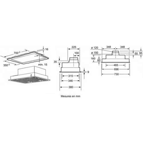 Groupe filtrant 75cm métallisé SIEMENS LB75564 - vue 4