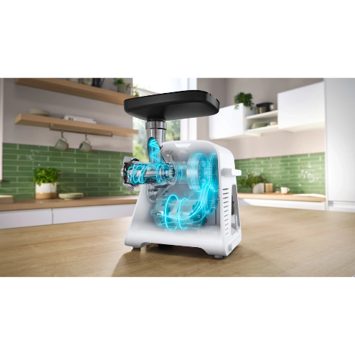 Série 6, Hachoir à viande, MultiPower, 2100 W, Blanc, blanc BOSCH MFWS607W - vue 4