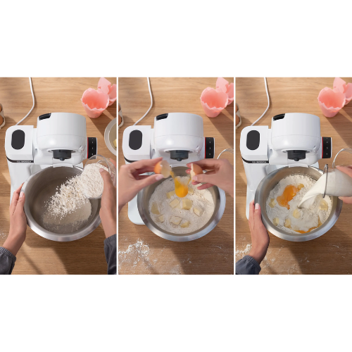 Série 2, Robot pâtissier, MUM, 700 W, Blanc, blanc BOSCH MUMS2EW00E - vue 4