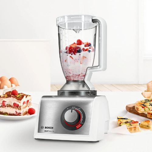 Robot culinaire, MultiTalent 8, 1250 W, Blanc, Inox brossé BOSCH MC812S814 - vue 4