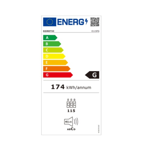 Cave a vin double zone Dometic E115FG - vue 4