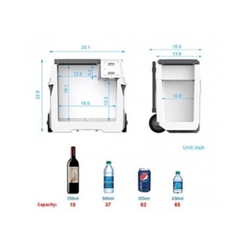 Réfrigérateur congélateur solaire portable LIONCOOLER X50A - vue 4