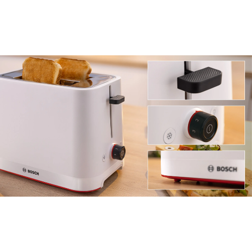 Toaster compact, MyMoment, Blanc BOSCH TAT3M121 - vue 3