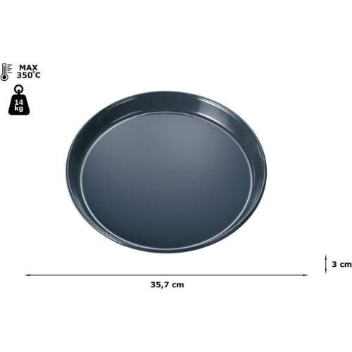 Pizza tray, Anthracite BOSCH HEZ617000 - vue 3