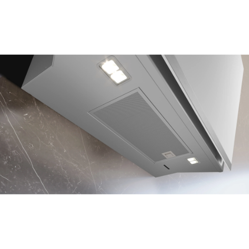 iQ500, Hotte murale, 80 cm, Blanc avec finition en verre SIEMENS LC81KAN20 - vue 4