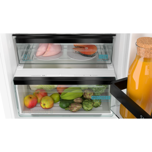 iQ500, Réfrigérateur combiné intégrable, 177.2 x 55.8 cm, Charnières pantographes softClose SIEMENS KI86NSDB0 - vue 4