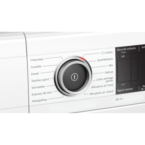 Série 8, Sèche-linge pompe à chaleur, 9 kg BOSCH WTX87M09FF - vue 4