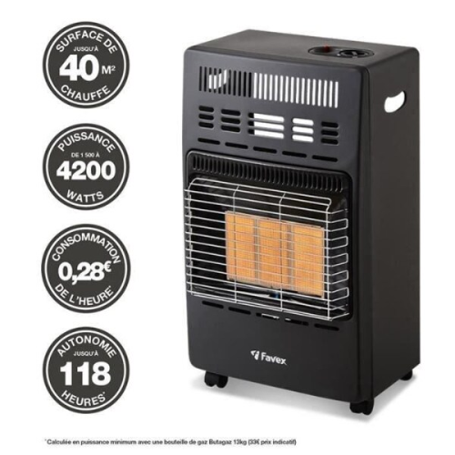 Chauffage radiant infrarouge à gaz FAVEX KERN - vue 4