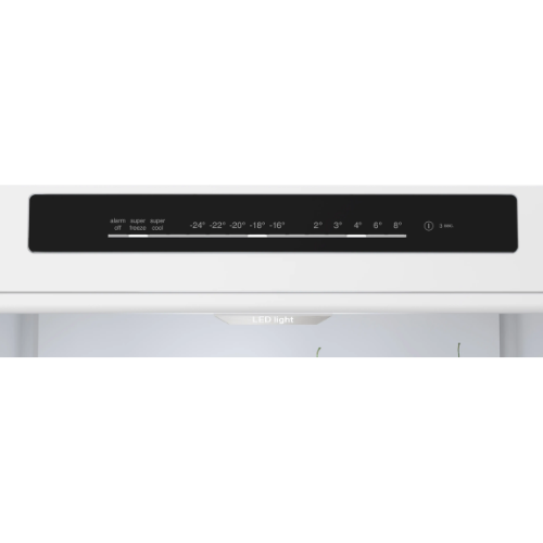 Série 4, Réfrigérateur combiné pose-libre, 203 x 60 cm, Acier brossé noir anti-traces, Total No Frost BOSCH KGN392XCF - vue 4