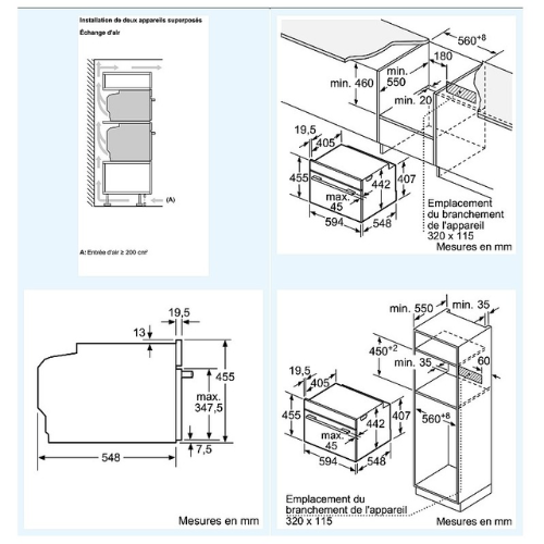 iQ700, Four compact intégrable, 60 x 45 cm, Noir SIEMENS CB774G1B1 - vue 4