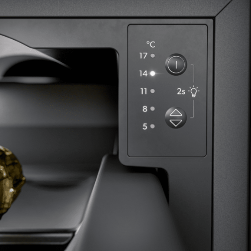 DrawBar 5C Cave à vin compacte 220-240 V, 5 bouteilles, porte en verre transparente dometic - vue 4