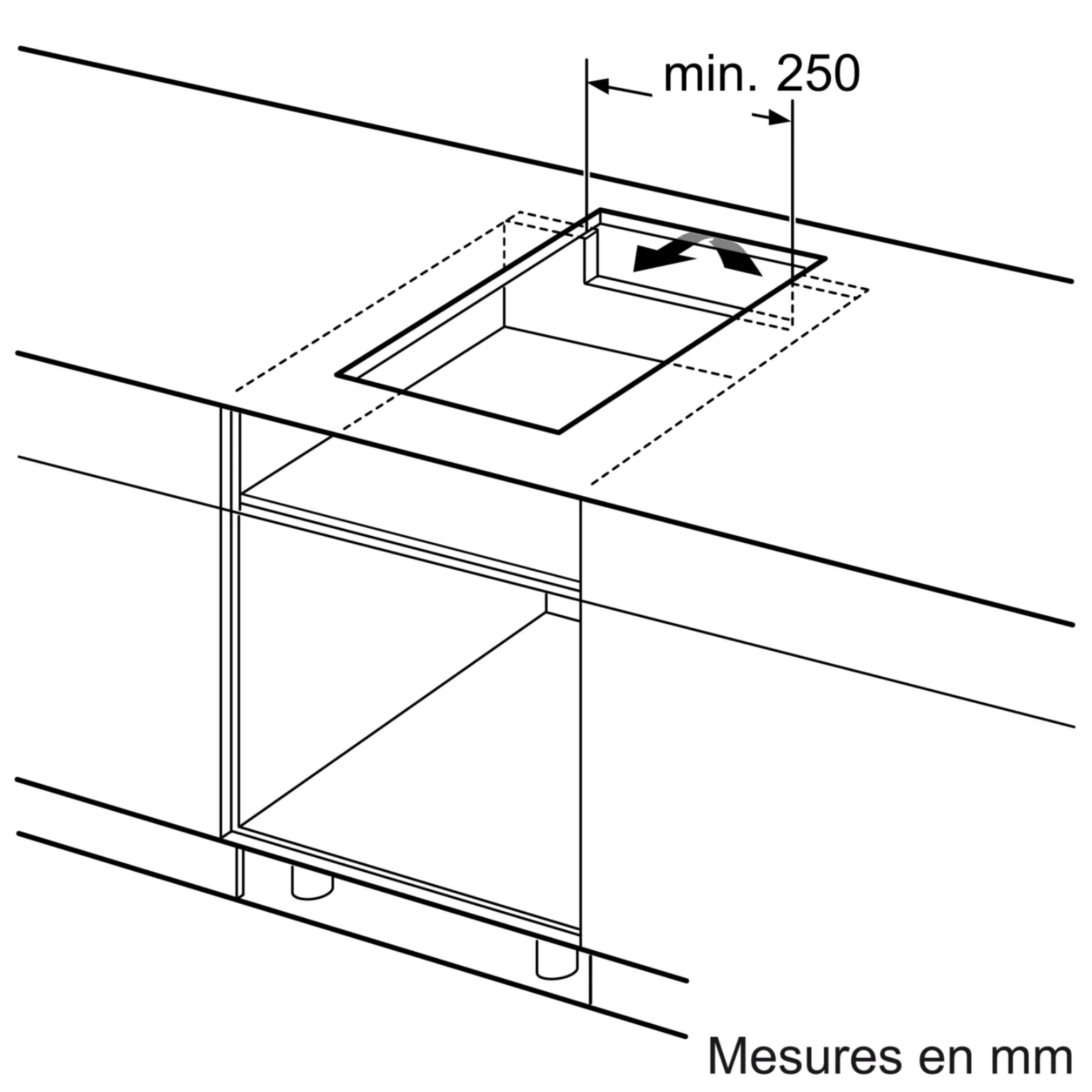 Domino vitrocéramique 30 cm Bosh PXX375FB1E - vue 4