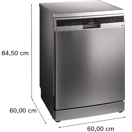 iQ300, Lave-vaisselle pose-libre, 60 cm, Acier brossé anti-traces SIEMENS SN23HI02KE - vue 4