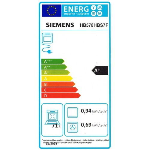 iQ500, Four intégrable, à tiroir 60 x 60 cm, Inox SIEMENS HB578HBS7F - vue 4