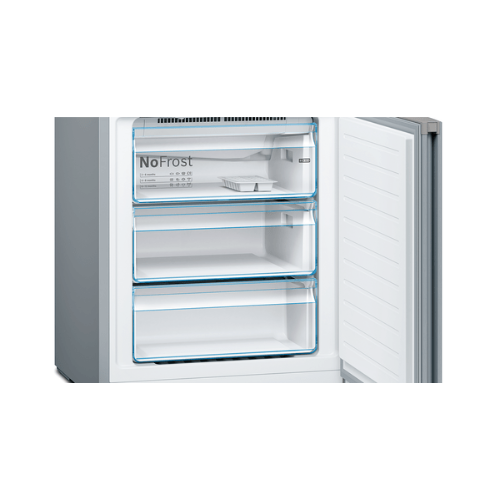 Réfrigérateur combiné inox look Bosch KGN49XLEA - vue 4