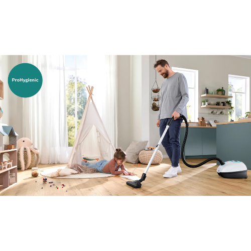 Série 4, Aspirateur avec sac, ProHygienic, Blanc BOSCH BGB41HYG1H - vue 4