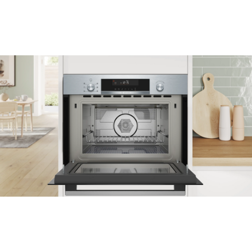 Série 6, Four combine micro-ondes avec hot air, 60 x 45 cm, Inox BOSCH CMA585GS1F - vue 4