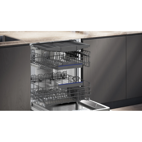 iQ500, Lave-vaisselle tout intégrable, 60 cm, XXL (grande hauteur), Porte à glissières SIEMENS SX75EX04CE - vue 4