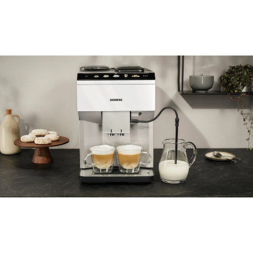Machine à café tout-automatique, EQ500 classic, Argent naturel, Blanc SIEMENS TP515R02 - vue 4