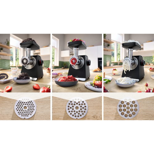 Série 6, Hachoir à viande, MultiPower, 2100 W, Noir, argent métallisé BOSCH MFWS640B - vue 5