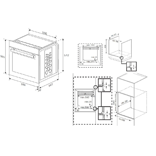 Four encastrable catalyse Beko BBIE13300XCEM - vue 4