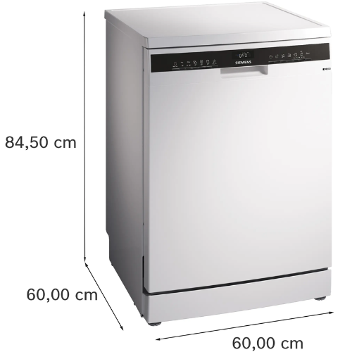 iQ300, Lave-vaisselle pose-libre, 60 cm, Blanc SIEMENS SN23HW02KE - vue 4