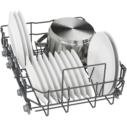 iQ300, Lave-vaisselle encastrable avec bandeau, 45 cm, Metallic SIEMENS SR53HS52ME - vue 4