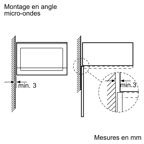 Série 4, Micro-ondes encastrable, Inox BOSCH BFL523MS0 - vue 4
