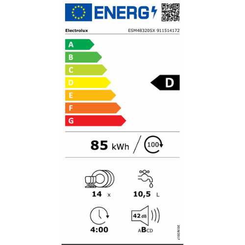 Lave-vaisselle Pose Libre 60 cm Electrolux ESM48320SXEM - vue 9