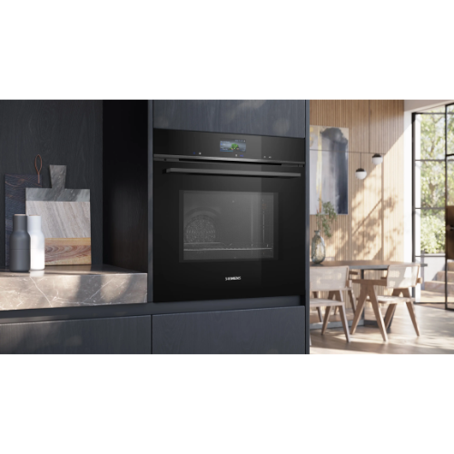 iQ700, Four intégrable avec fonction micro-ondes, 60 x 60 cm, Noir SIEMENS HM776GKB1F - vue 5