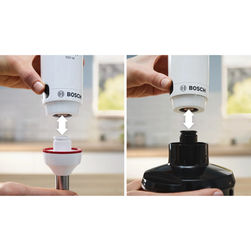 Série 4, Mixeur plongeant, ErgoMaster, 800 W, Blanc, Anthracite BOSCH MSM4W410 - vue 5