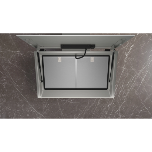 iQ500, Hotte murale, 80 cm, Blanc avec finition en verre SIEMENS LC81KAN20 - vue 5