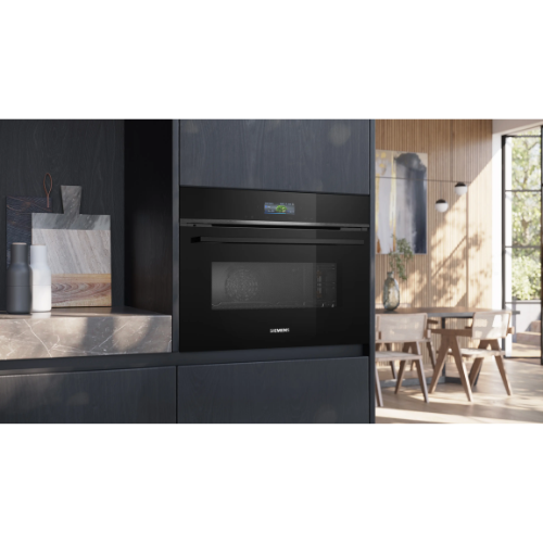 iQ700, Four intégrable compact avec fonction micro-ondes, 60 x 45 cm, Noir SIEMENS CM724G1B1 - vue 13