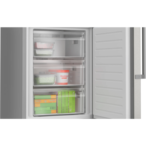 Série 6, Réfrigérateur combiné pose-libre, 203 x 60 cm, Inox BOSCH KGN39AIBT - vue 5