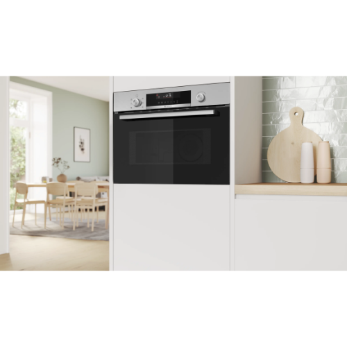 Série 6, Four combine micro-ondes avec hot air, 60 x 45 cm, Inox BOSCH CMA585GS1F - vue 5