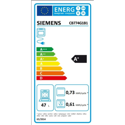 iQ700, Four compact intégrable, 60 x 45 cm, Noir SIEMENS CB774G1B1 - vue 5