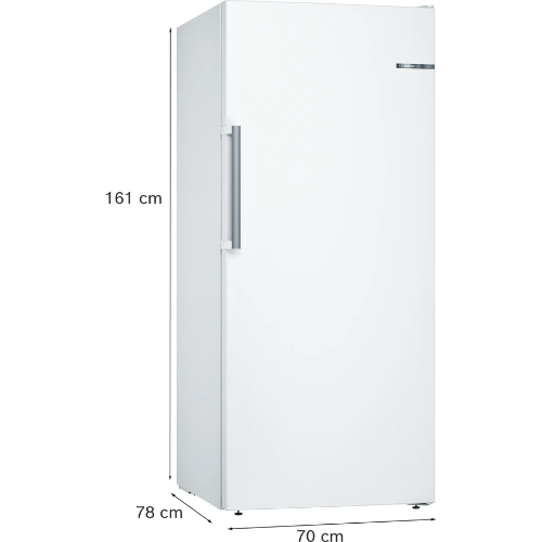 Congélateur armoire no frost pose-libre 190 X 70 cm blanc serie 6, Bosch GSN58AWEV - vue 5