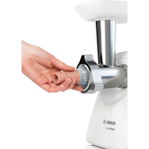 Hachoir à viande, SmartPower, 1500 W, Blanc, blanc BOSCH MFW2520W - vue 5
