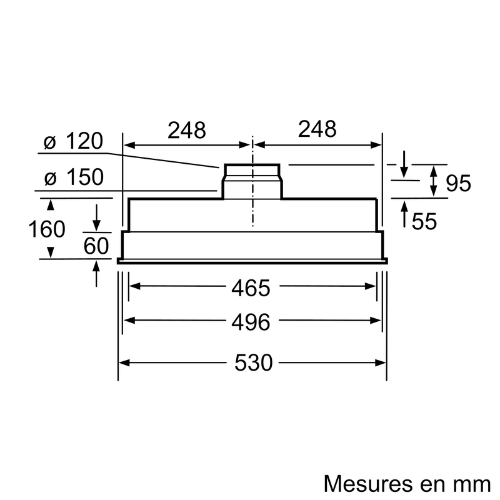 Groupe filtrant 55cm métallisé SIEMENS LB55564 - vue 5