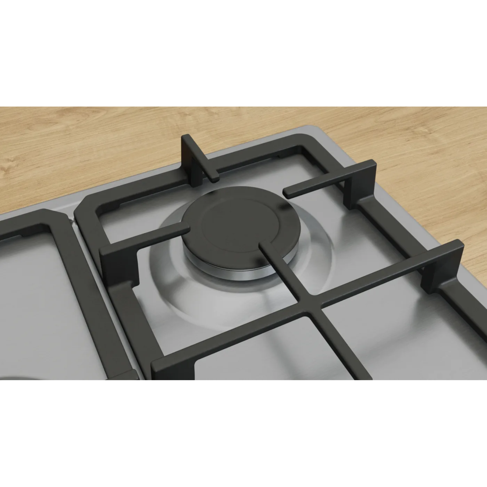 Série 4, Table gaz, 75 cm, Inox BOSCH PGQ7B5K90 - vue 4