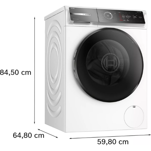 Série 8, Lave-linge front, 10 kg, 1600 trs/min BOSCH WGB256A2FR - vue 3
