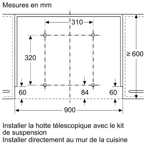Accessoire pour hottes BOSCH DSZ4961 - vue 5
